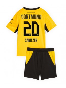 Otroški Nogometna dresi replika Borussia Dortmund Marcel Sabitzer #20 Domači 2026-27 Kratek rokav (+ hlače)